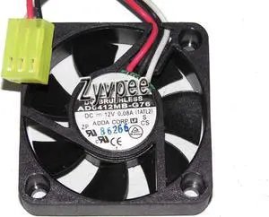ADDA 40x10mm AD0412MB-G76 DC 12V 0.08A 3 Wires 3 Pin Cooling fan 4CM Cooler