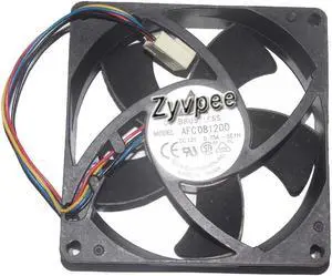 80MM CPU Cooling AFC0812DD -5E1H FHS-A8020B-S444 12V 0.75A 4 Wire Case Fan 80*20mm