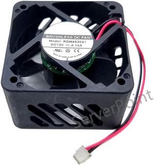 for RDM4025S1 rdm4025s1 4025 12V 0.14A 40X40X25MM 40*40*25mm 2wire Cooling Fan