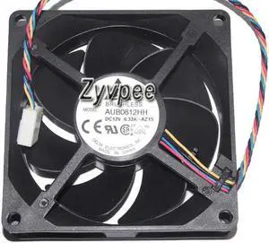 80mm 8025  AUB0812HH -AZ15 DC12V 0.32A 4 Wires 4 Pins 8CM Cooling Fan