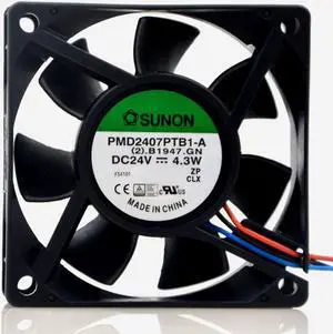 1pcs PMD2407PTB1-A 70mm fan 24V 4.3W 5.0W 7020 3-wire inverter cooling fan