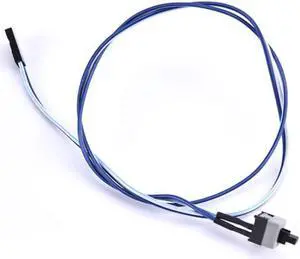 5PCs 2-pin SW PC Power Cord Switch Button ATX Host Switch Cord 22-inch Computer Power Cord Chassis Switch Cable Power Cable