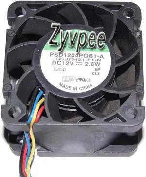 Sunon 40mm PSD1204PQB1-A (2).B3421.F.GN 12V 2.6W 4 wires 4 pins 4cm case fan