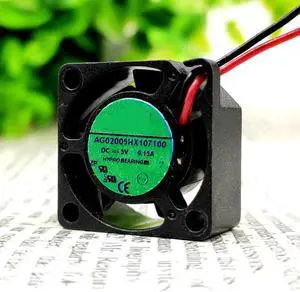 AG02005HX107100 2010 5V 0.15A 2CM cm 2-wire DC fan cooling fan