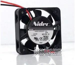 Nidec 40*10MM U40X12NS2Z7-51 DC12V 0.04A 2 Wires 4CM Case Fan