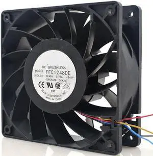 FFC1248DE 12038 48V 0.75A 12CM double ball 4-wire PWM cooling fan