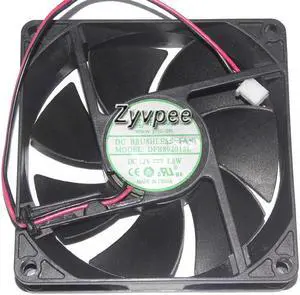 DFB802012L 80*20mm DC 12V 1.6W 2 wires 2 pins ball bearing silent 8CM case fan