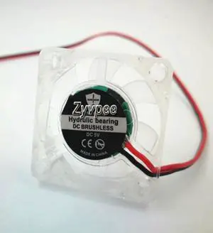 For 3D print video card 30*30*7MM sleeve bearing 5V 2 wires 3cm transparent silent fan