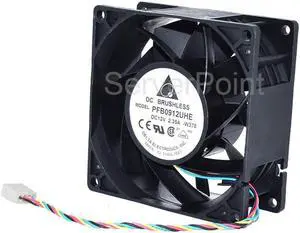 Well Tested PFB0912UHE 12V 2.35A 90x90x38mm 4-Pin DC Brushless Cooling Fan Well Tested PFB0912UHE 12V 2.35A 90x90x38mm 4-Pin DC Brushless Cooling Fan