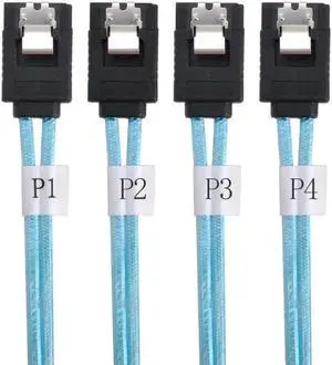 SAS Internal 4 SATA Host to 4 SATA 7pin Target Hard Disk 6Gbps Data Server Raid Cable 50cm zihan