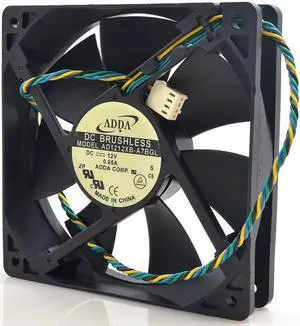 120MM Power Case Cooling ADDA AD1212XB-A7BGL 12V 0.65A 4 Wires PWM 12CM FAN 120*25mm