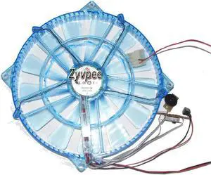 Power Cooler 220*30mm PS223012M 12V 0.4A With Blue LED Computer Case Fan