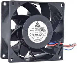 For 8038 3PIN UPS 12V 0.87A FFB0812SHE-ROO Three Lines Cooling Fan