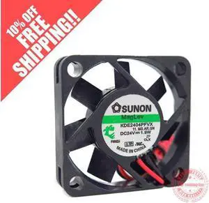 SUNON 4010 KDE2404PFVX DC 24V 1.9W 2 lines silence cooling fan