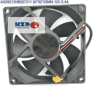 ADDA 9cm AG09212HB257311 9225 12V 3WIRE Cooling fan 92*92*25mm