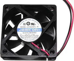 Jamicon 6020 KF0620S1L-R 12V 1.7W 2 Wires 2 Pins Connector Cooling fan