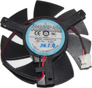 NTK FD5010U12S 12V 0.22A 2 wires 2 pins frameless vga fan graphics card cooler