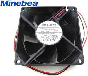 Original 80x25mm NMB 3110KL-05W-B60 S00 24V 0.18A 2 Wires 8CM Axial Fan inverter cooler
