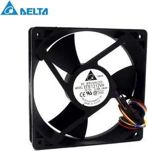 EFB1212VH 12CM 1225 12025 120mm 120*120*25MM 12V 0.58A the isothermia pwm cooling fan computer cpu case fan for Delta