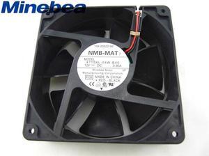 Original 120x38mm NMB 4715KL-04W-B40 12V 0.90A 2 Wires Axial Fan For 20KVA UPS
