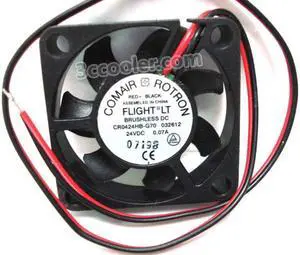 Origina Comair Rotron CR0424HB-G70 4CM 24V 0.07A Dual balls bearing 2 wires DC Fan