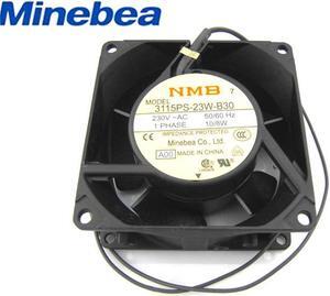 Original 80x38mm NMB 3115PS-23W-B30 230V 1 Phase 2 Wires metal frame 8CM AC axial Fan