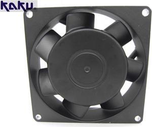 Original KAKU 92x25mm KA9225HA2 AC230V 0.10/0.09A 2 Pins Ball Bearing AC Axial Fan