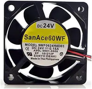 9WF0624H4D03 San Ace 60WF 24V 60mm Fan, 24V 0.15A 3-pin Cooling Fan