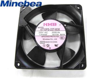 Original 120x25mm NMB 4710PS-22T-B30 AC 220V 1 Phase 2 Pins Cabinet AC Axial fan