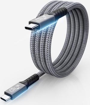 [USB-IF Certified] USB4 Cable/USB 4 Cable 1.5 ft with 40Gbps Data, 8K Video & 240W Charging, Compatible with Thunderbolt 4 Thunderbolt 3, USB C for MacBook, XPS, Surface Pro and More