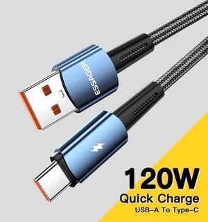 [3.3ft, 1-pack] USB A to USB C Cable,E-Marker PD 120W 6A Fast Charging 480Mbps Data Transmission Type C Cable for MacBook Pro, Samsung Galaxy, iPad and More