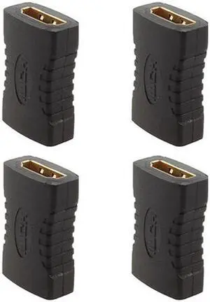 4 Pack HDMI Female To Female Extender Adapter Male To Female 1080P Extension Connector Cable for TV Stick, Roku Stick, Chromecast, Xbox, PS4, PS3, Nintendo Switch