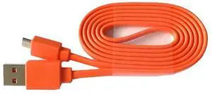 100cm Orange USB Power Charger Cable Cord Line Charging Cable for JBL Charge 3+ Flip3 Flip2 Bluetooth-compatible Speaker
