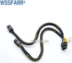 D92C9 FOR PRECISION T3600 T3610 T5600 T5610 T5810 T7810 VGA Workstation Keyboard Power Cable 8PIN To Dual 6PIN Power Cord 0D92C9
