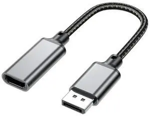 Displayport to HDMI-compatible Adapter 4K 8K DP Male to HDMI-compatible Female Adapters Display Port Converter for