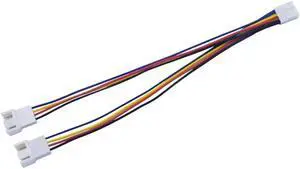 10pcs 4Pin 1 to 2 Extension Cable Splitter Wire Cable Connector CPU Chassis Fan Sleeve Adapter Power Line Adapter Cable 10pcs 4Pin 1 to 2 Extension Cable Splitter Wire Cable Connector CPU Chassis Fan Sleeve Adapter Power Line Adapter Cable