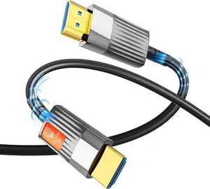 Slim 16 Feet Fiber Optic HDMI 2.0 Cable 4K at 60Hz and 18Gbps Pro Series for in-Wall Installation