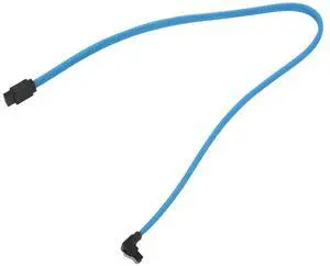 For 50CM SATA 3.0 III SATA3 7pin Data Cable 6Gb/s SSD Cables HDD Hard Disk Data Cord with Nylon Sleeved Premium Version(Blue)