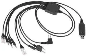 For Eight in USB P ramming Cable Compatible for Walkie Talkie TYT