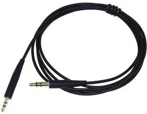 For QC35 Headphone Cable QC25 QC35 II QC45 Soundtrue Audio Cable 3.5 to 2.5 Portable Pair Recording Cable,Black