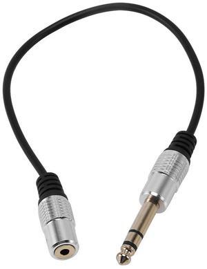 For 1/4 inch to 3.5mm Stereo Adapter Cable 6.35mm TRS Male to 3.5mm Female Quarter Inch Headphone Jack Converter AUX Connector Cable