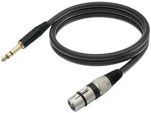 For TRS 1/4 Inch to XLR 3Pin Cable Balanced XLR to Jack 6.35mm TRS Signal Interconnect Cord Microphone Audio Cable 1.8m