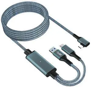 For Quest 3 Link Cable 5M VR Data Cable 2A Fast Charging 5Gbps High Speed Data Transfer Cable