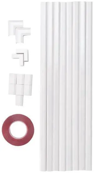 For Cord Channel Cable Concealer - CMC-03 Cord Cover Wall Cable Management System - 125 Inch Cable Hider Raceway Kit