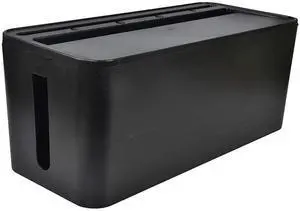 For Cable Management Box for Desk Cable Management and Power Strip Box Solutions(Black)