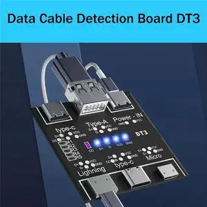 For USB Data Line Detection Board for Micro-USB Type-C Short Circuit Detection Board DT3 USB Cable Tester