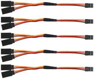 For 5Pcs 150mm Y Type Extended Line Extension Lead Wire Cable For Harness Servo Lead Extension