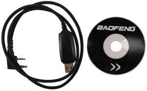 For Usb P ramming Cable & Cd for /Pofung Uv-5R Uv-82 Gt-3 888S Ten4 F9+ Walkie Talkie Part For Usb P ramming Cable & Cd for /Pofung Uv-5R Uv-82 Gt-3 888S Ten4 F9+ Walkie Talkie Part