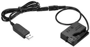 For DR-E8 Dummy Coupler USB Adapter Cable for LP-E8 for EOS 550D 600D 650D 700D DSLR s