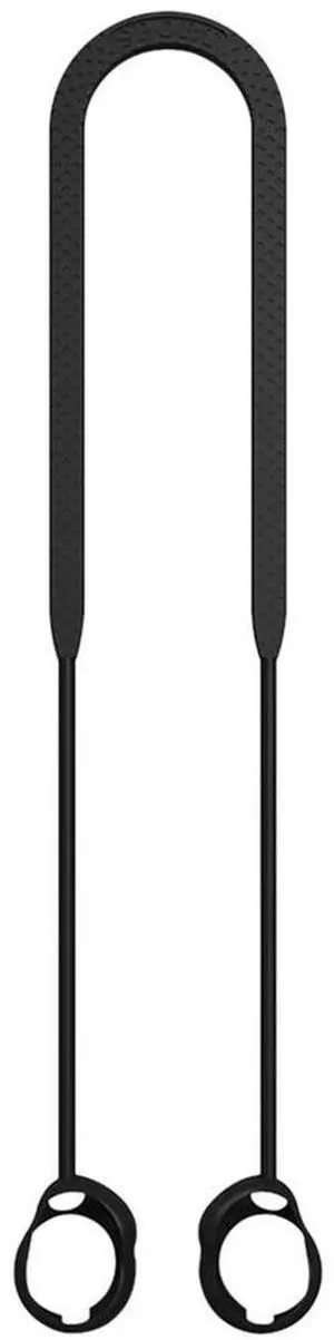For WF-1000Xm4 Headphone Neck Strap Cord, Sport Anti-Lost Silicone Headphone Cord Holder Cable (Black)